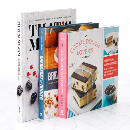 *SIGNED* Cookbook Bundle (That's My Jam, Breakfast for Dinner, and Cookie Dough Lovers)